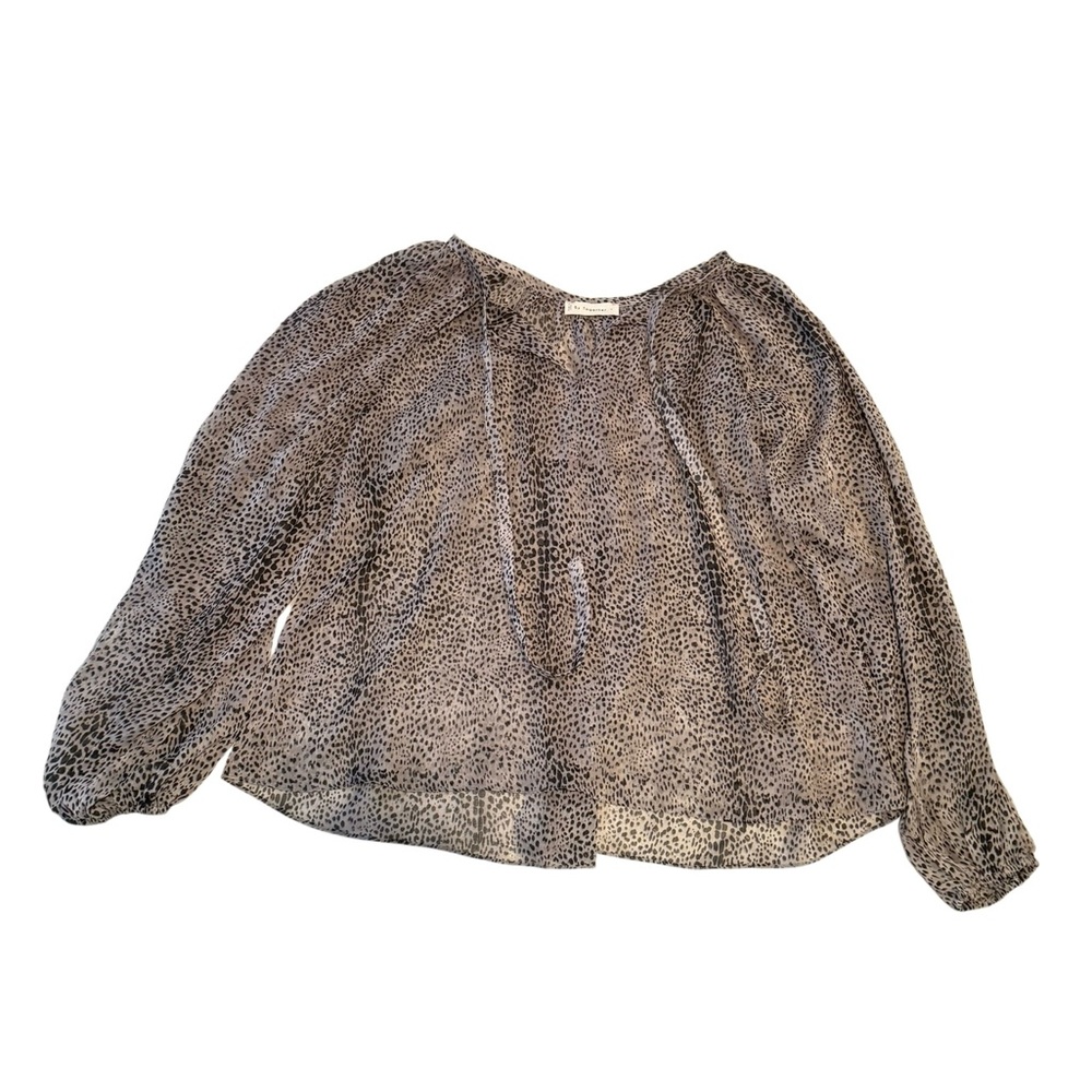 By Together women’s animal print blouse